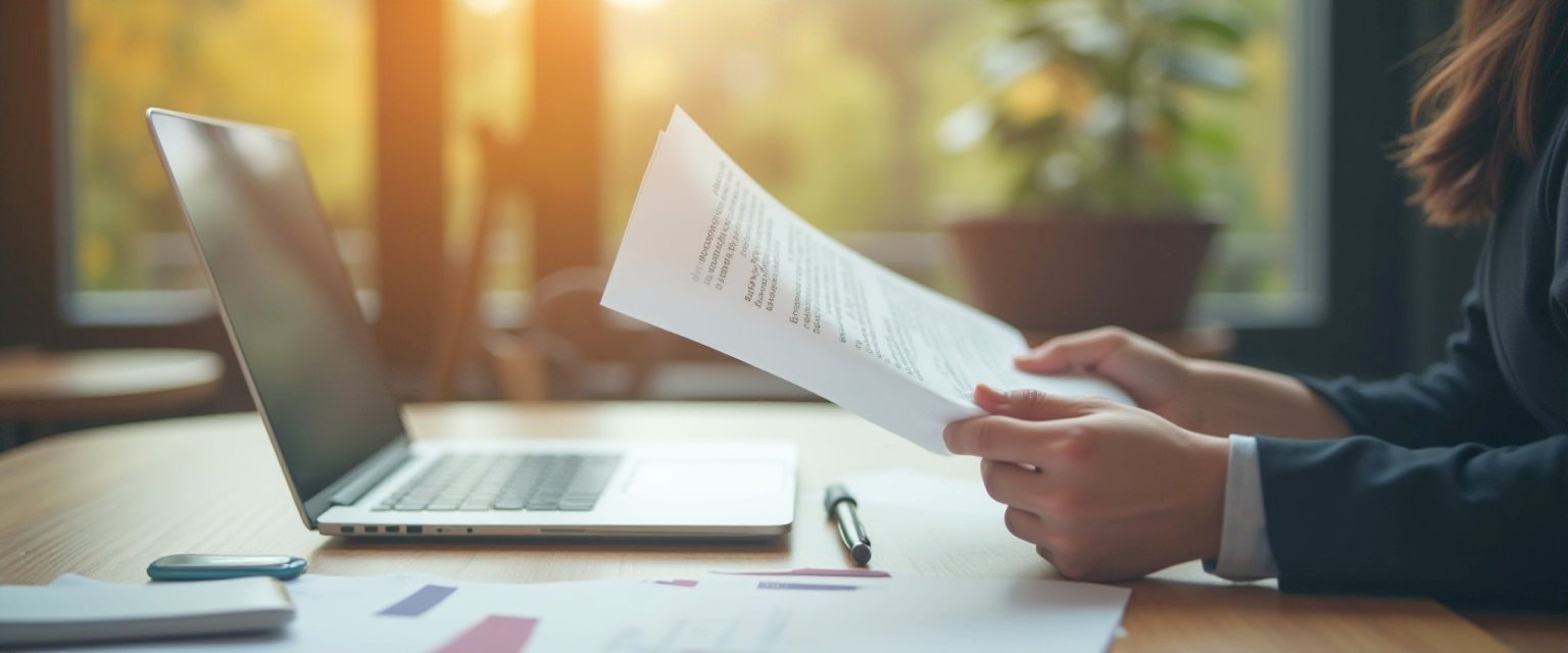 Loan documents, a calculator and keys on a desk